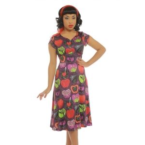 Lindy Bop Poison Apple Dress